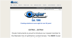 Desktop Screenshot of ocularinc.com